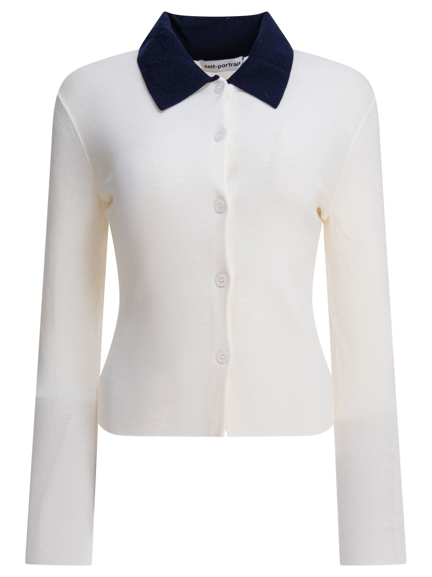 SELF-PORTRAIT Wool Cardigan for Women - FW25 Collection