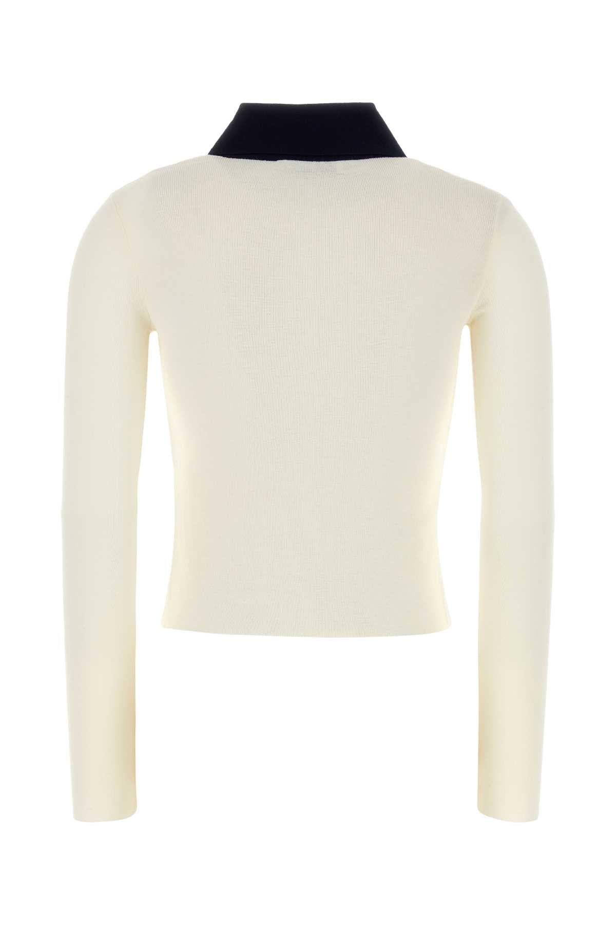 SELF-PORTRAIT Ivory Wool Cardigan for Women