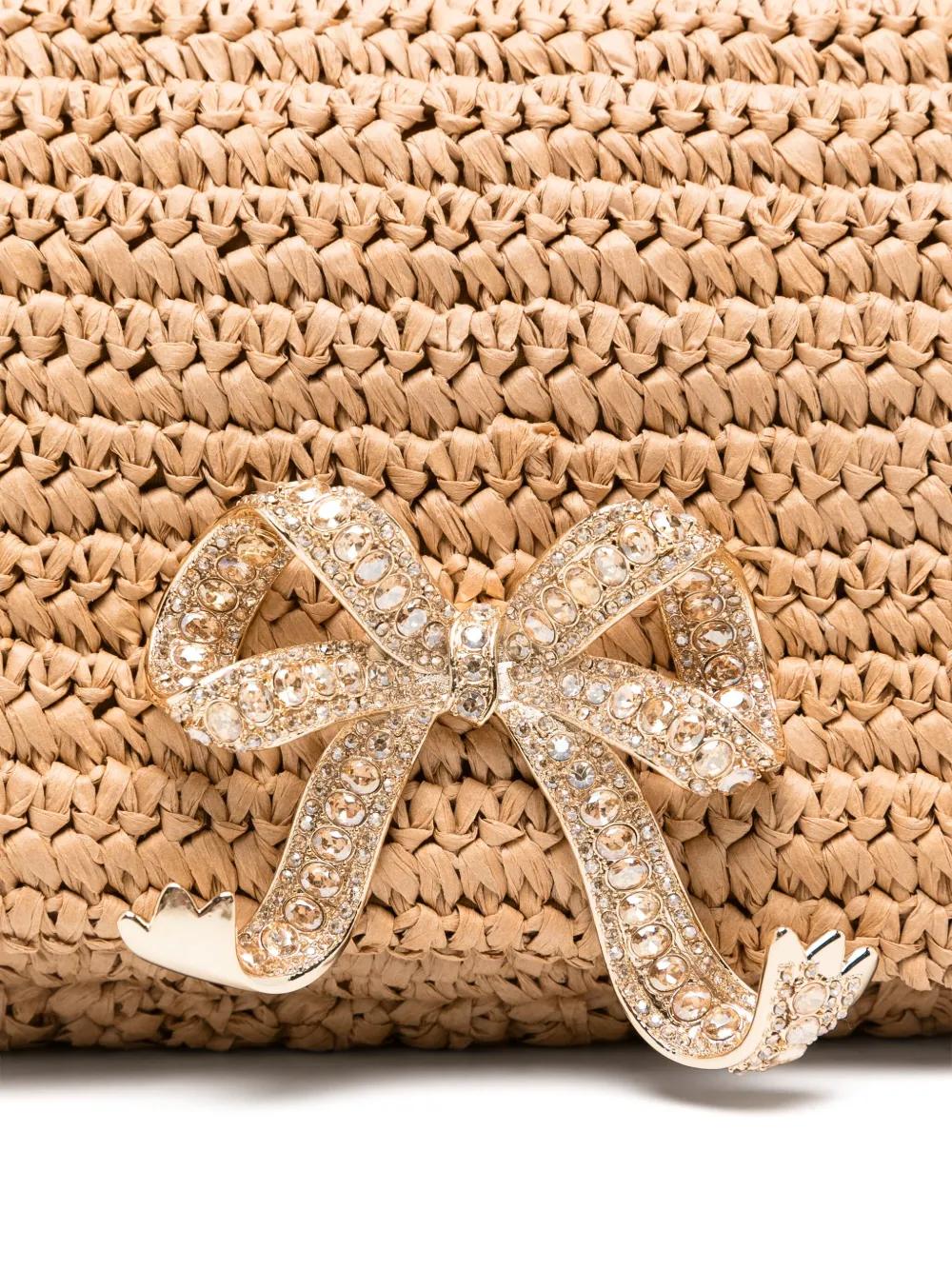 SELF-PORTRAIT Mini Bow Charm Shoulder Handbag