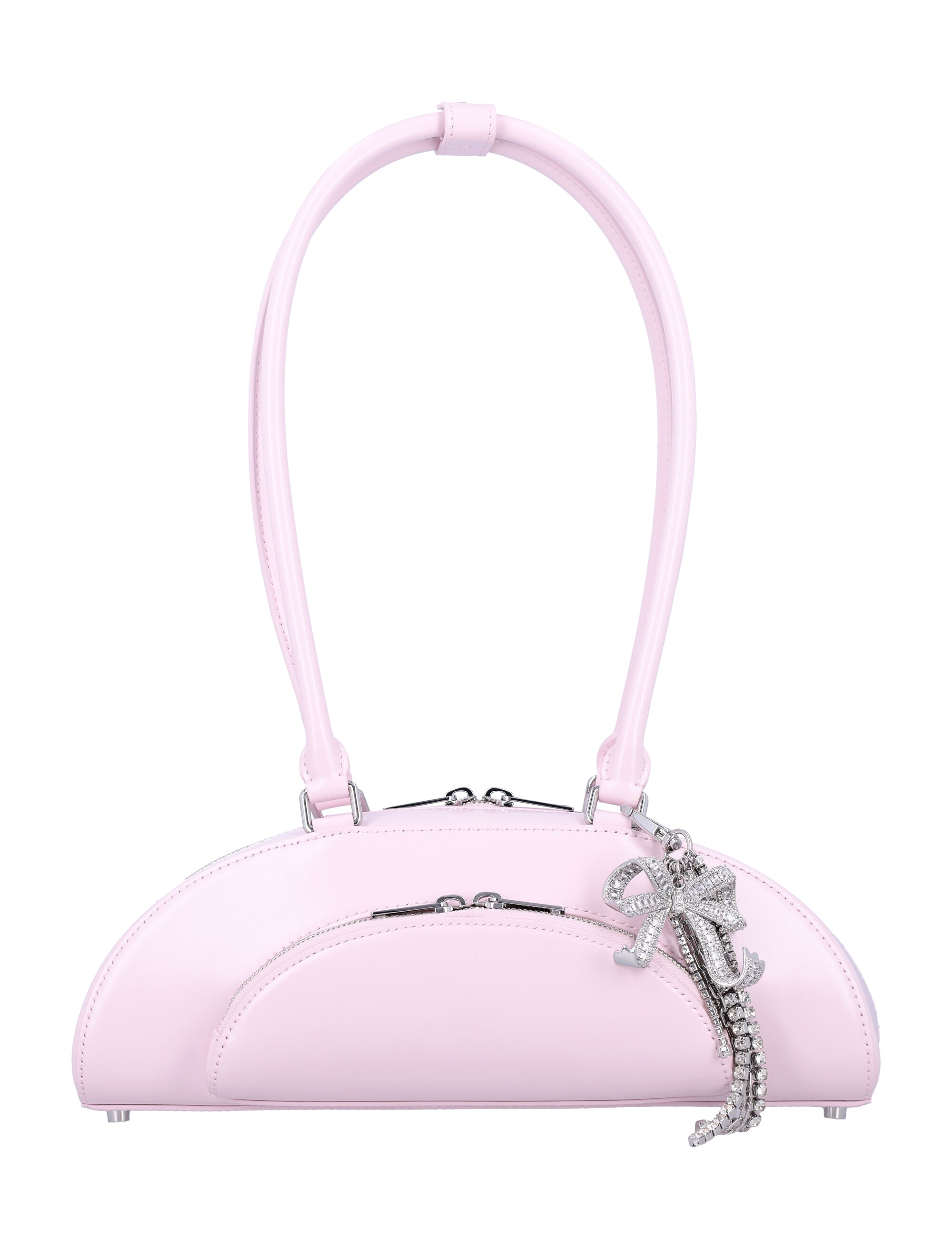 SELF-PORTRAIT Curved Charm Shoulder Handbag - 12 cm Height