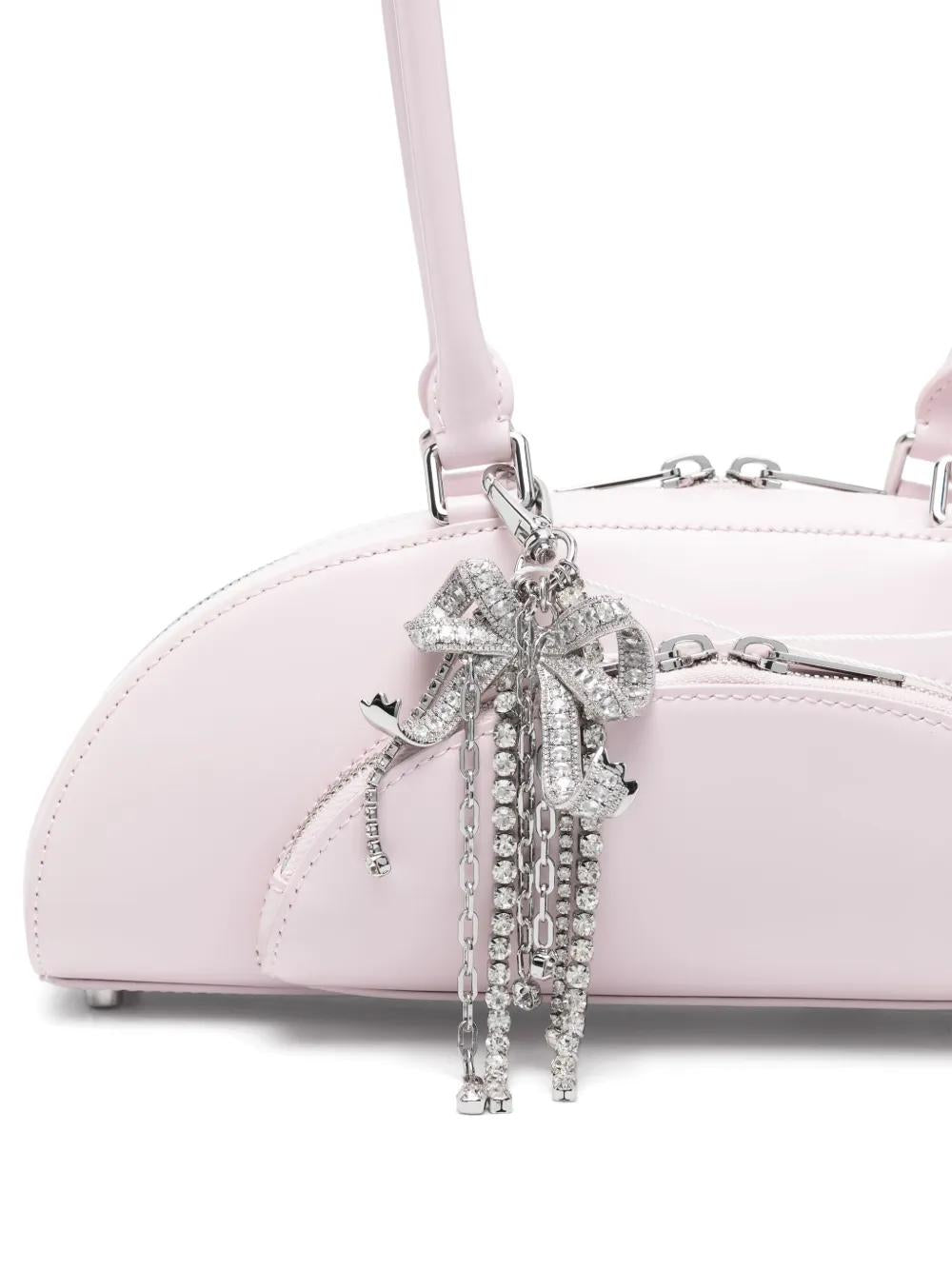 SELF-PORTRAIT Curved Charm Shoulder Mini Handbag