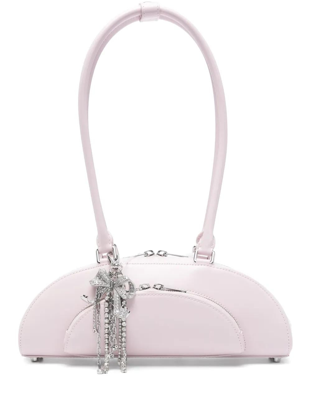 SELF-PORTRAIT Curved Charm Shoulder Mini Handbag