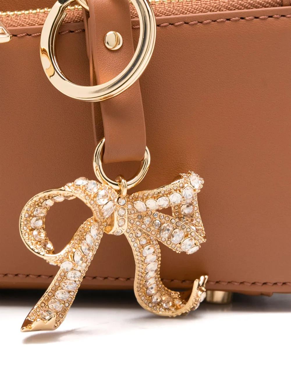 SELF-PORTRAIT Chic Baguette Shoulder Handbag with Charm