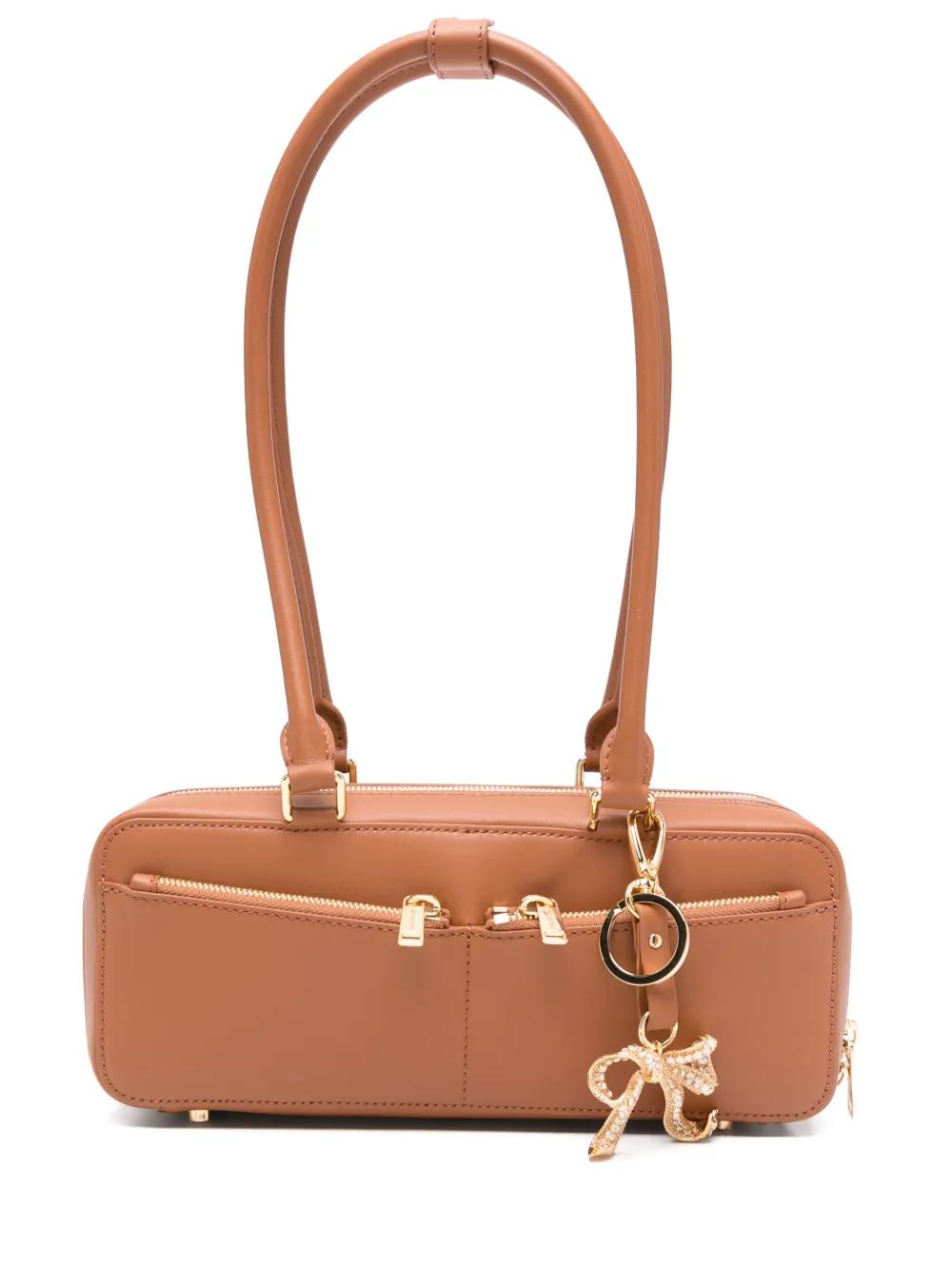 SELF-PORTRAIT Chic Baguette Shoulder Handbag with Charm