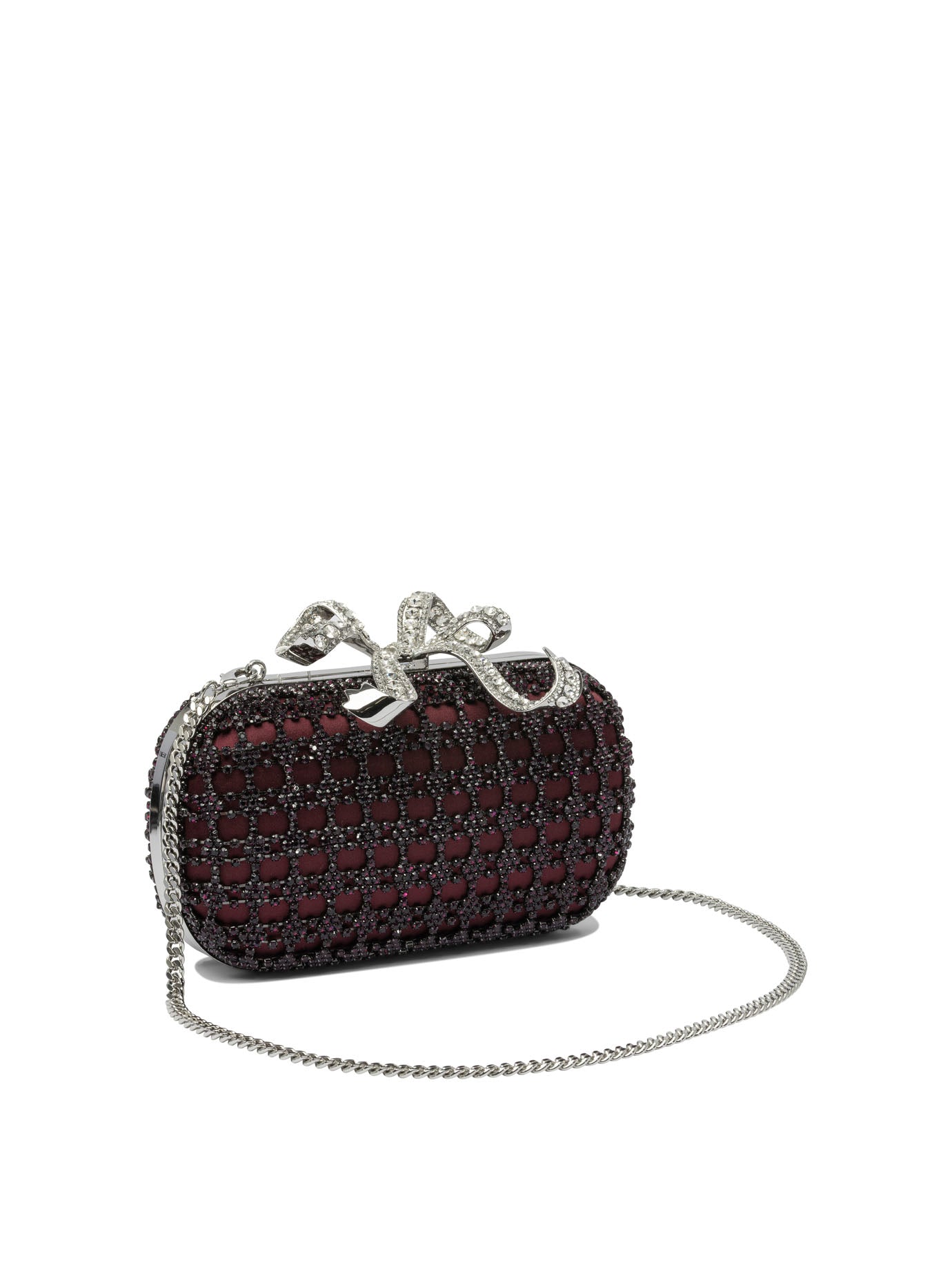 SELF-PORTRAIT Chainmail Mini Clutch Handbag
