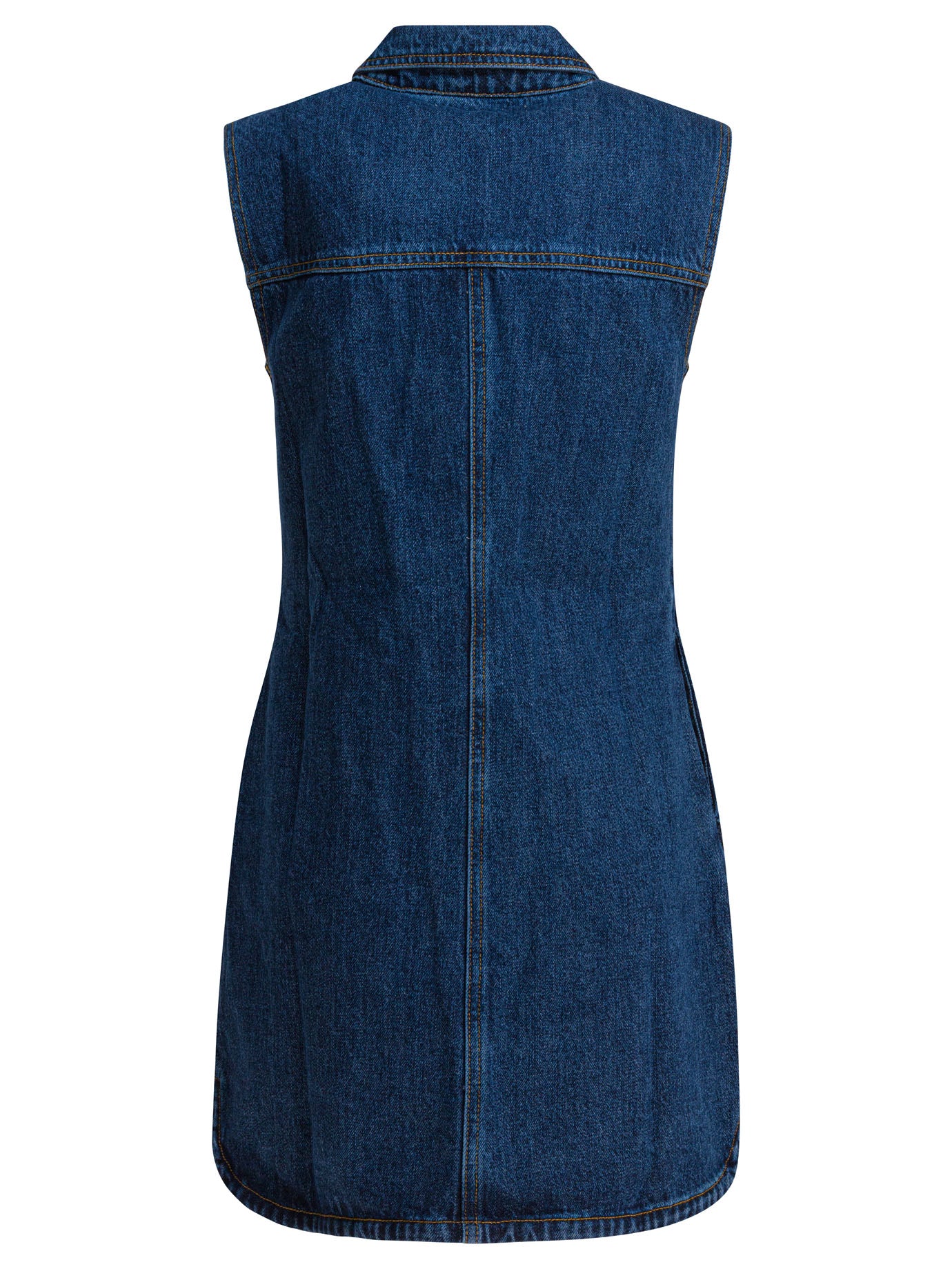 SELF-PORTRAIT Sleeveless Denim Mini Dress for Women