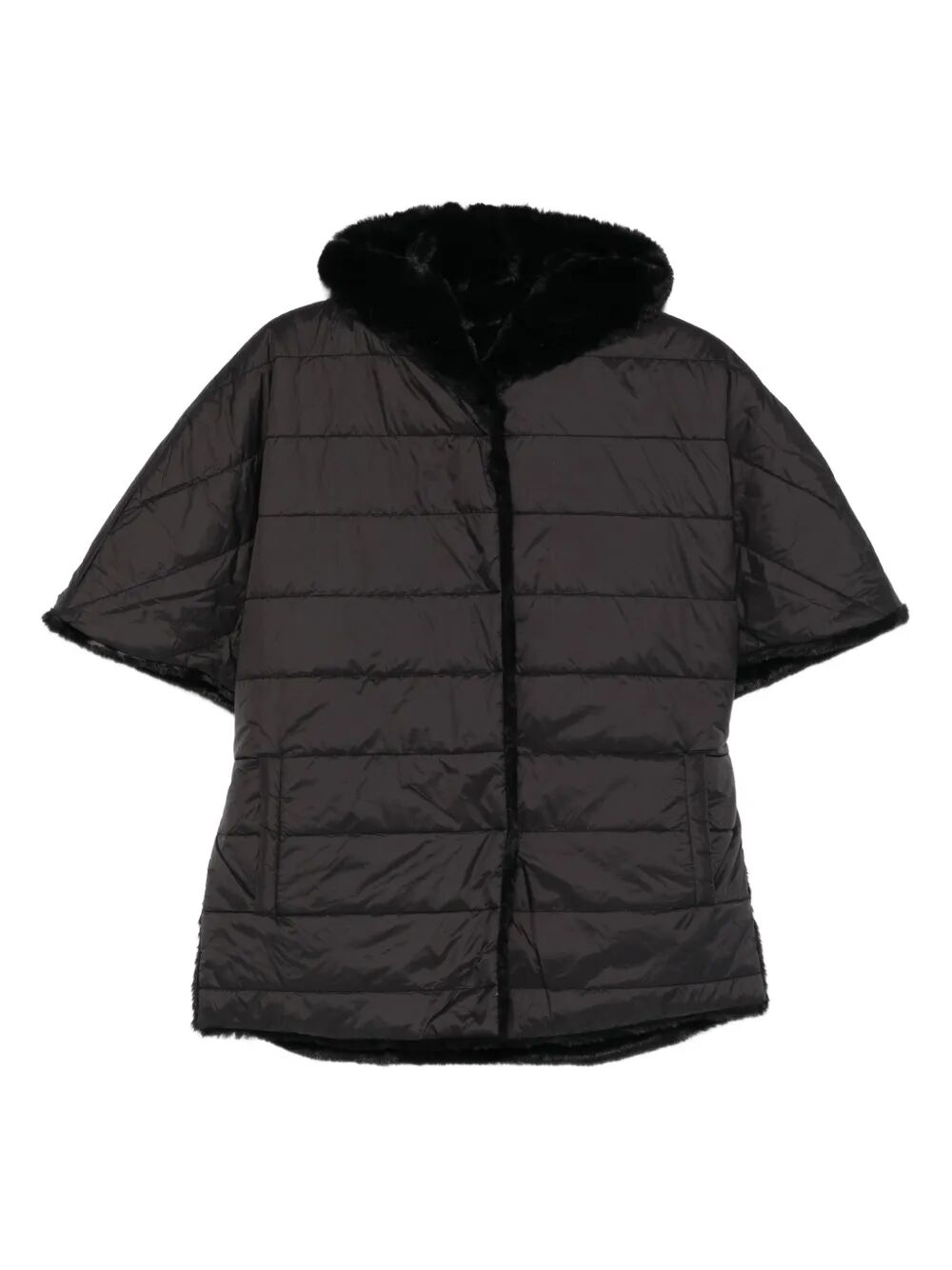 BLUGIRL Hooded Doubleface Cape