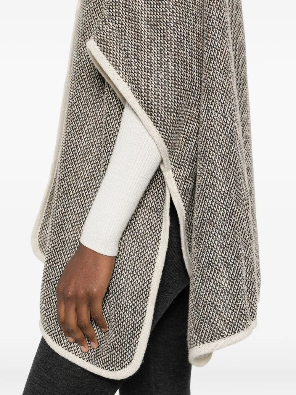 BLUGIRL Fur Edge Cape for Women - Fall/Winter 2025