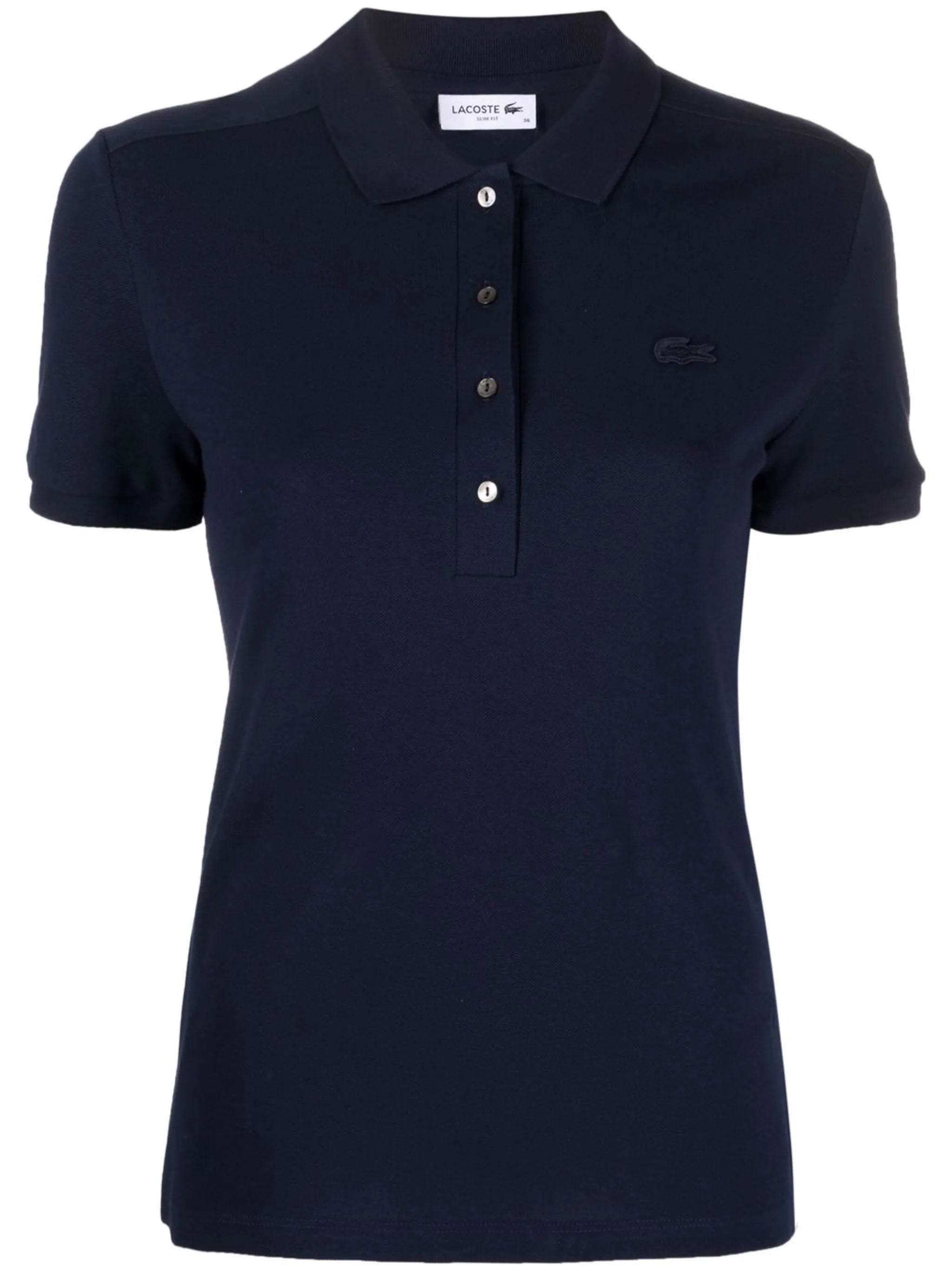 LACOSTE Regular Fit Polo with Logo - Size 38 FR