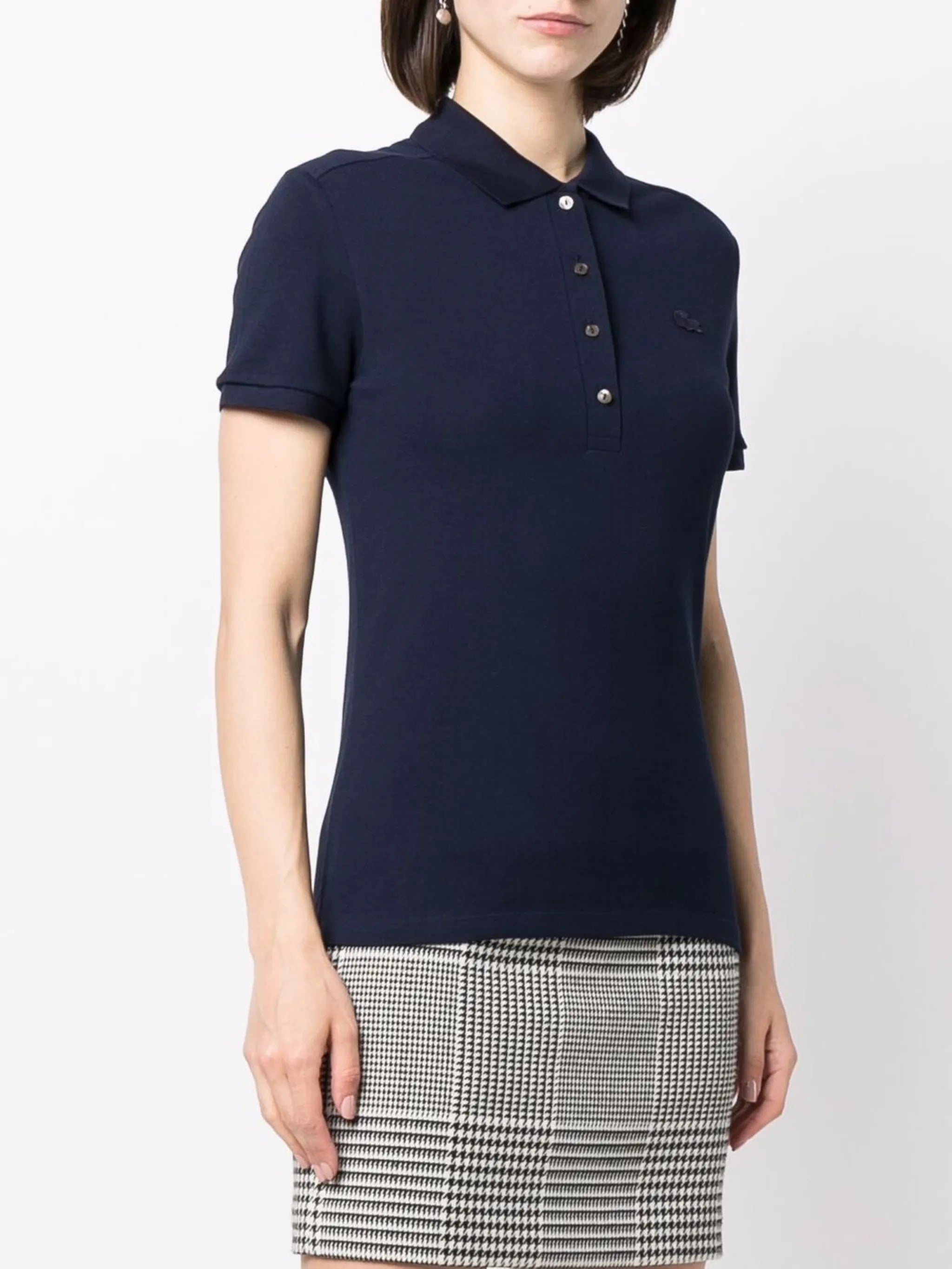 LACOSTE Regular Fit Polo with Logo - Size 38 FR