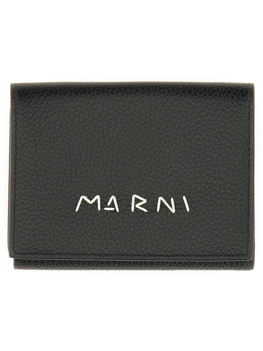 MARNI Men's Mini Leather Wallet