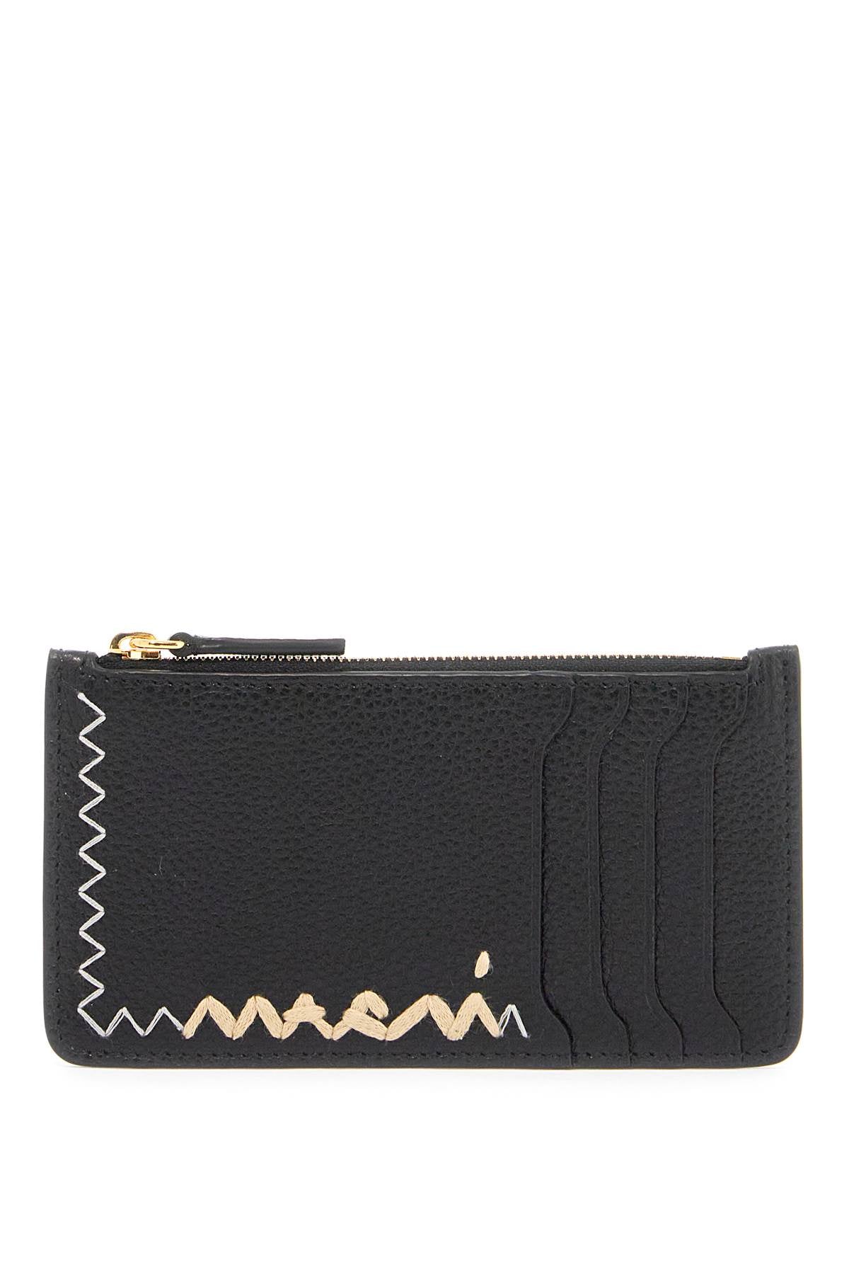MARNI Mini Leather Zipped Card Case