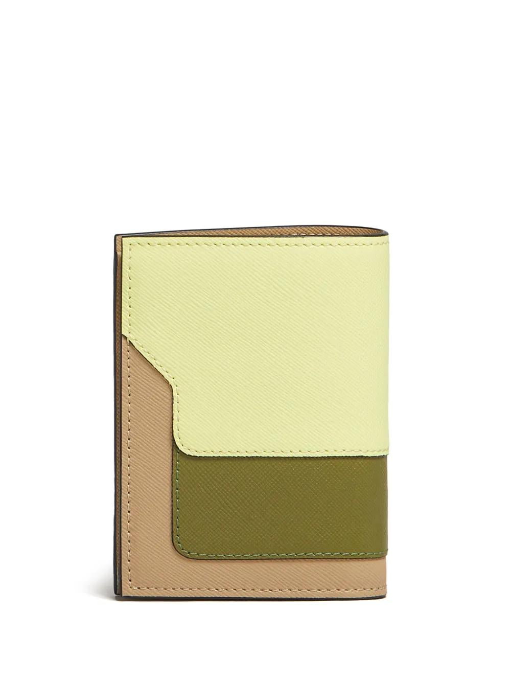 MARNI Color-Block Debossed Logo Mini Wallet
