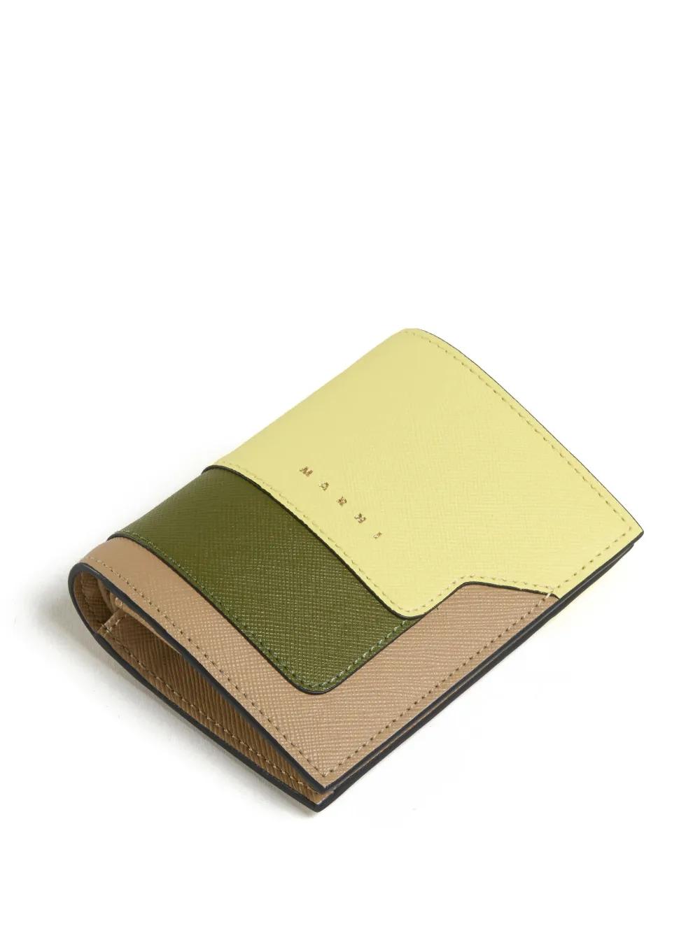 MARNI Color-Block Debossed Logo Mini Wallet