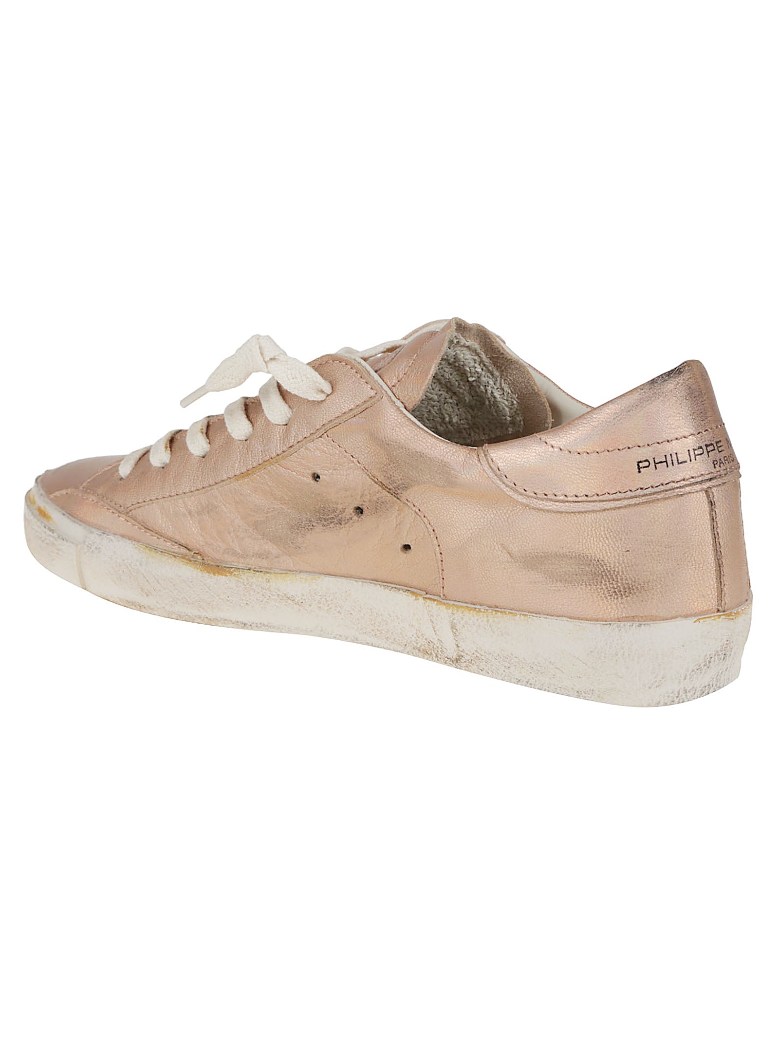 PHILIPPE MODEL Chic Metallic Sneakers for Women