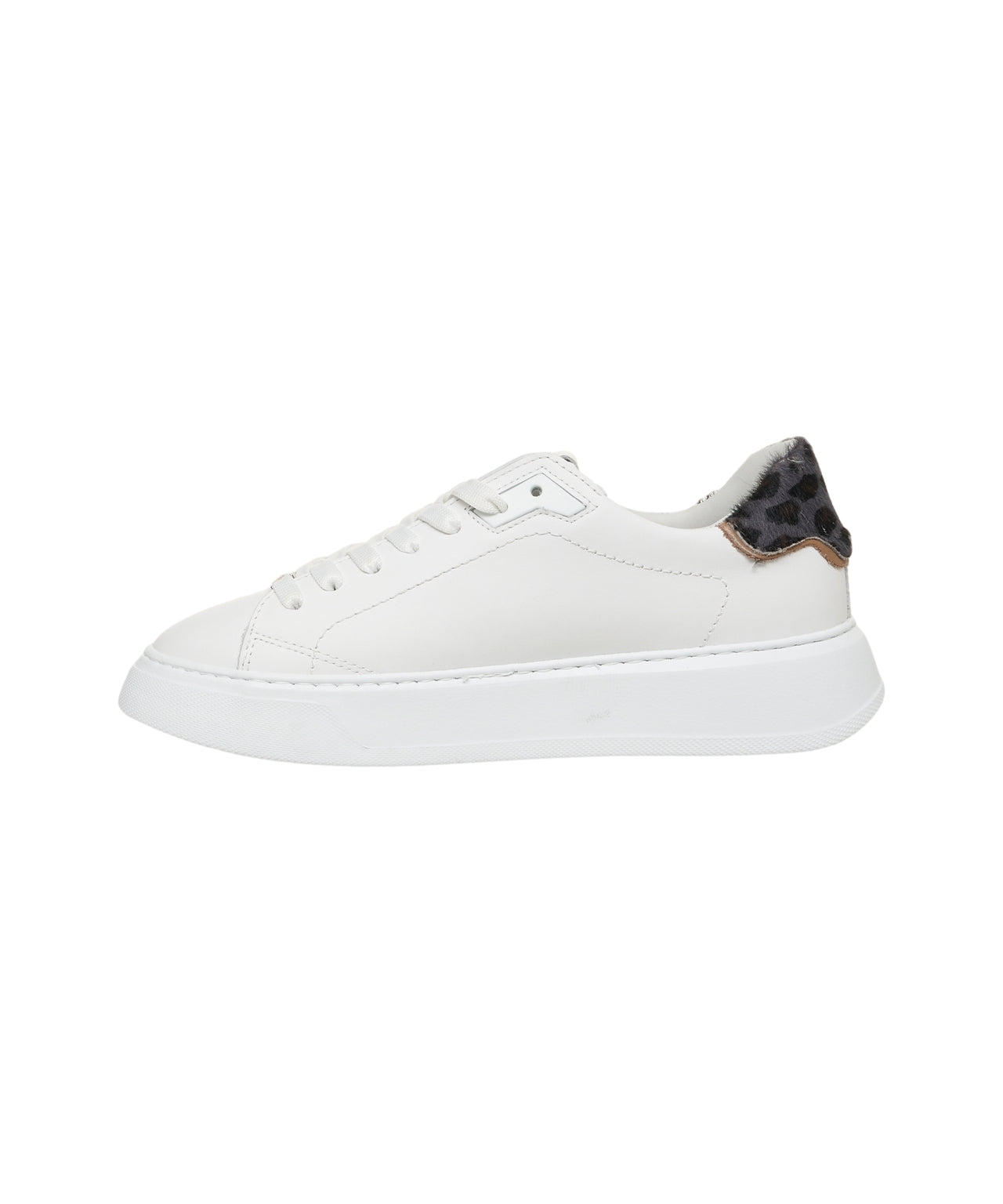 PHILIPPE MODEL Mini Elegant Sneaker with Pony Hair Detail