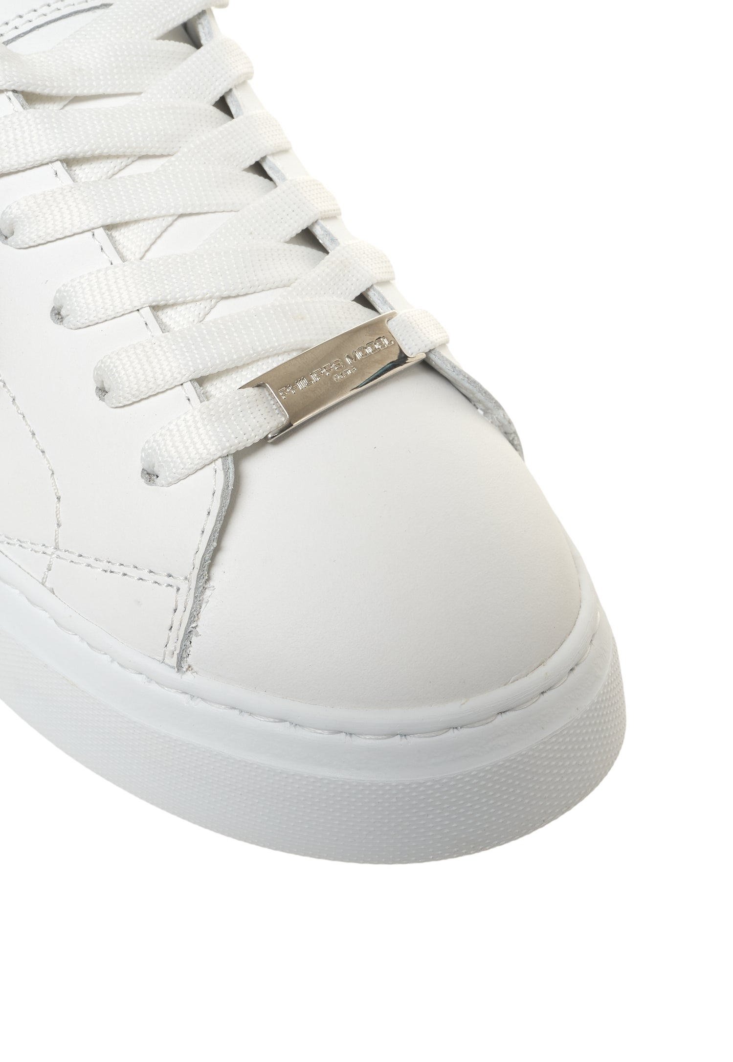 PHILIPPE MODEL Mini Elegant Sneaker with Pony Hair Detail