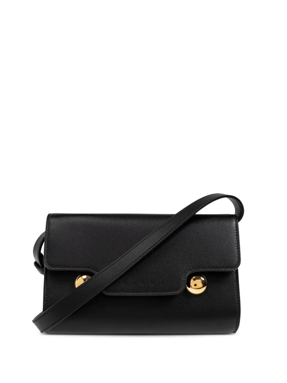 MARNI Logo Debossed Mini Shoulder Handbag