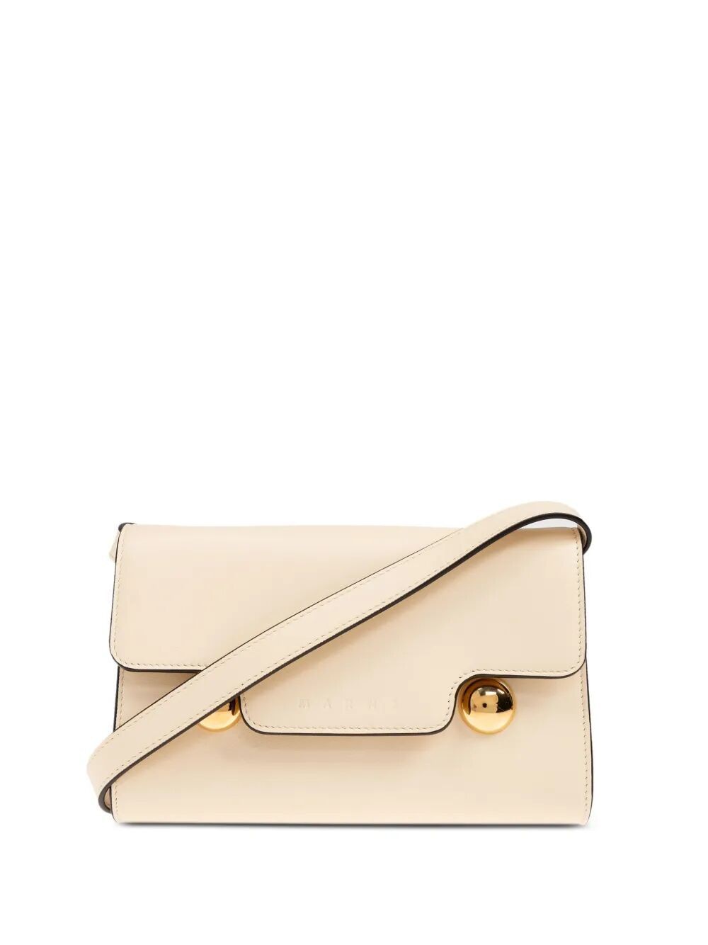 MARNI Logo Debossed Mini Shoulder Handbag