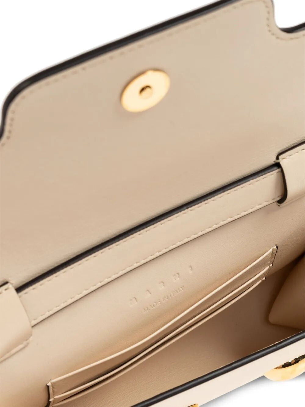 MARNI Logo Debossed Mini Shoulder Handbag