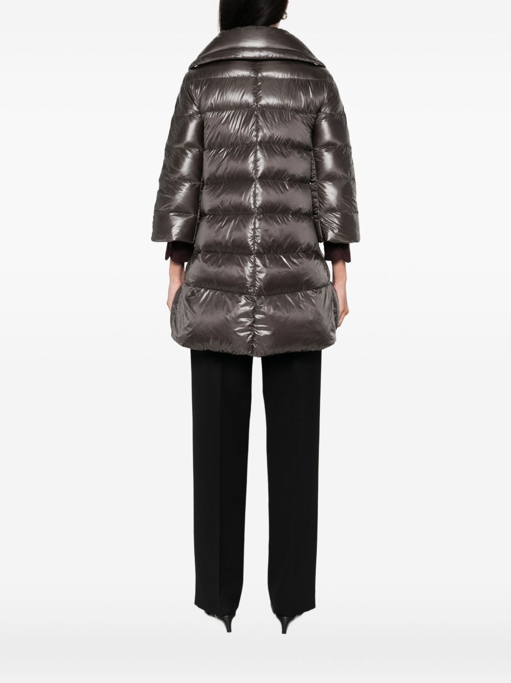 HERNO Women's Cleofe Midi Down Jacket