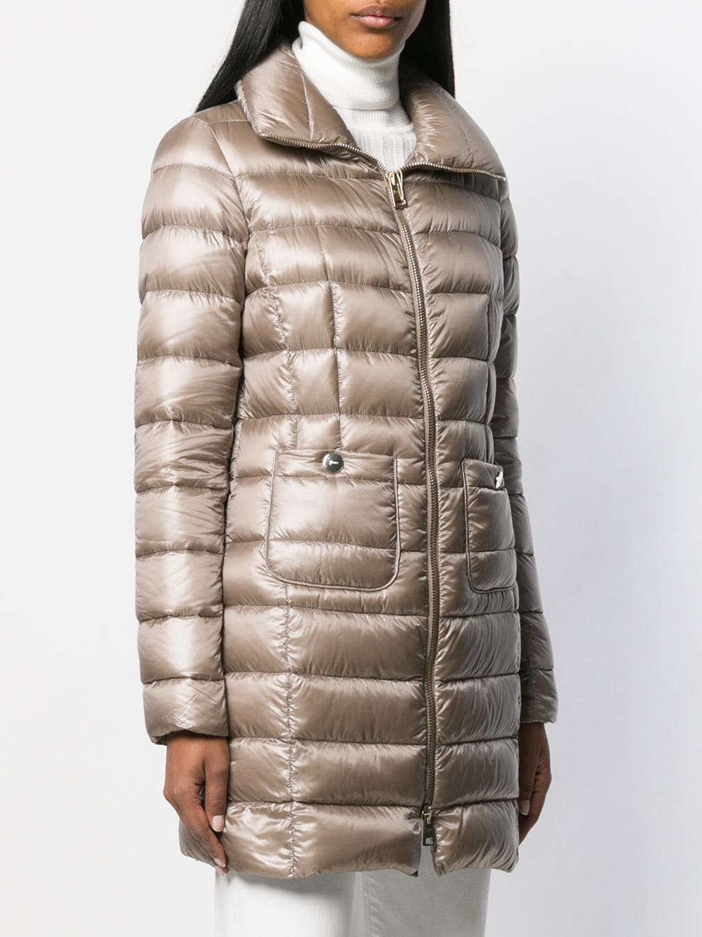 HERNO Elegant Midi Down Jacket for Women