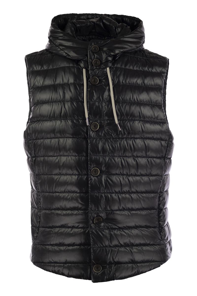 HERNO Men's Slim Fit Sleeveless Down Jacket