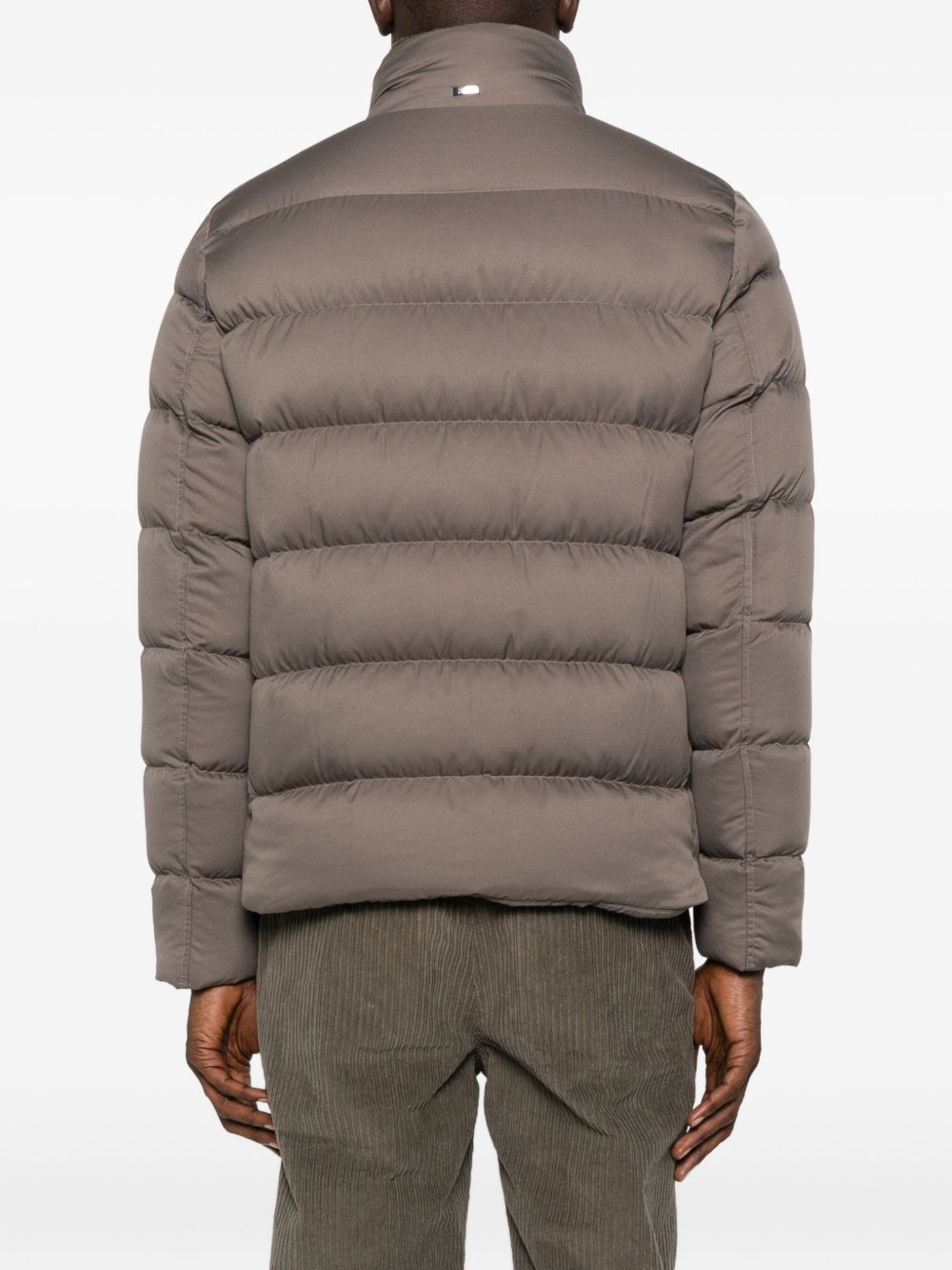 HERNO High Neck Quilted Down Jacket for Men