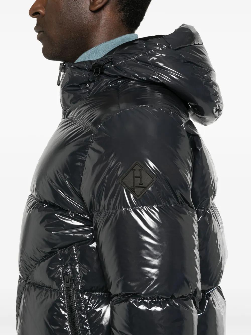 HERNO Men's Hooded Padded Jacket with Drawstring