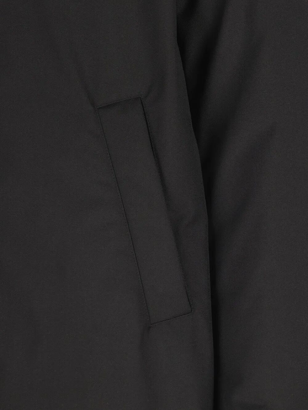 HERNO Men's Long Padded Jacket with Knit Collar