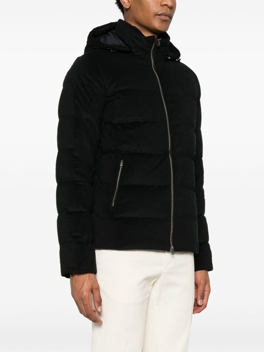 HERNO Corduroy Down Jacket for Men - Fall/Winter 2024