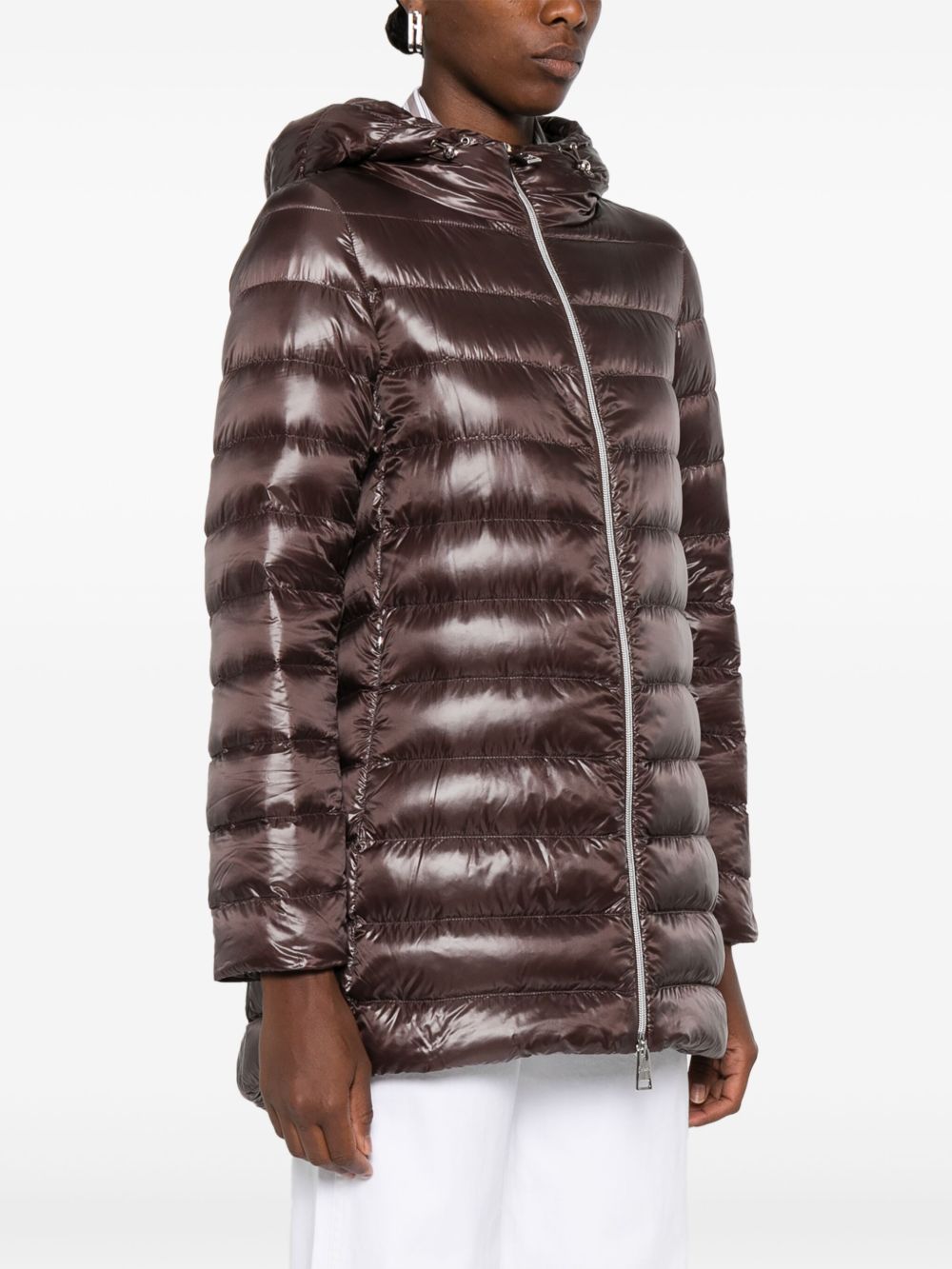 HERNO A-Shape Midi Down Jacket
