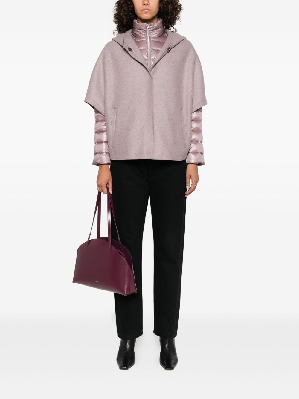 HERNO Stylish Women's Hooded Quilted Jacket with Welt Pockets