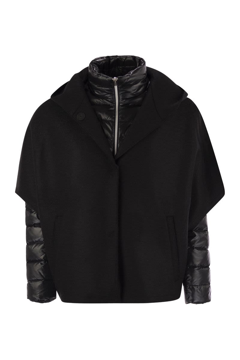 HERNO Lightweight Resort Hooded Jacket with Removable Down Liner
