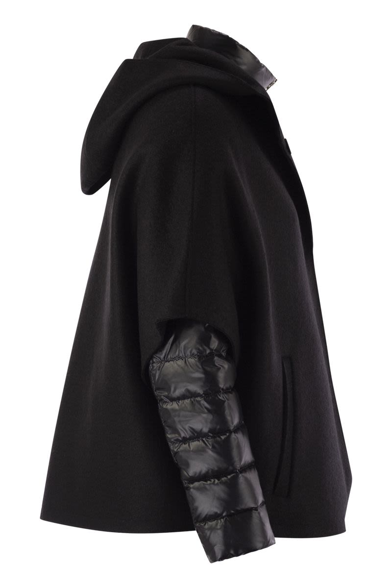 HERNO Lightweight Resort Hooded Jacket with Removable Down Liner