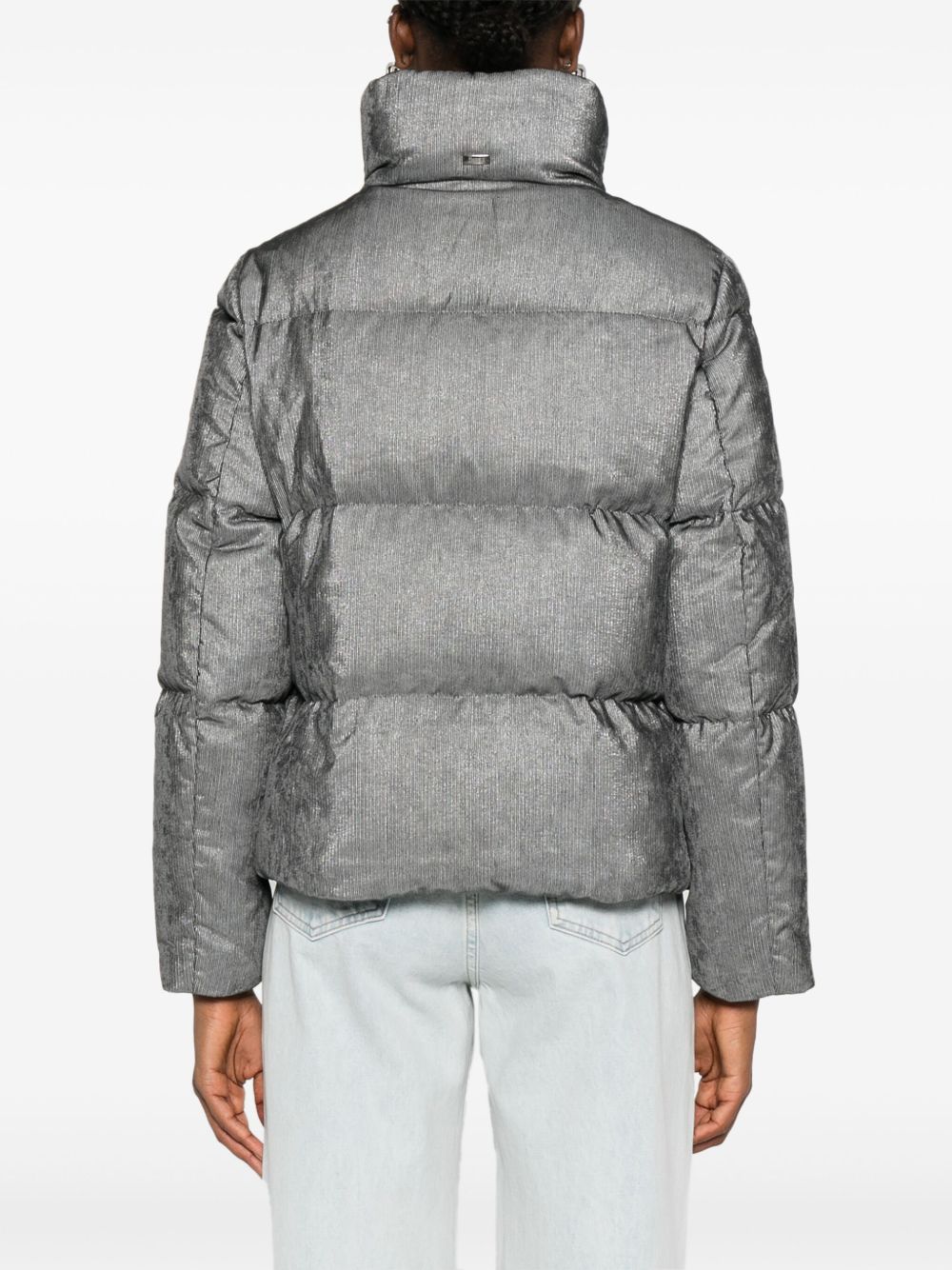 HERNO Mini Velvet Short Down Jacket
