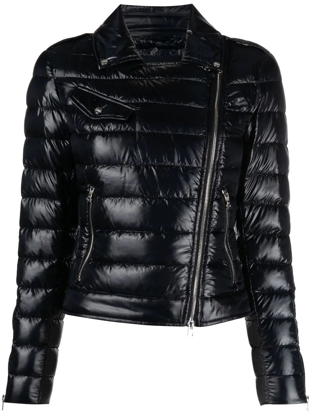 HERNO Ultralight Biker Padded Jacket for Women