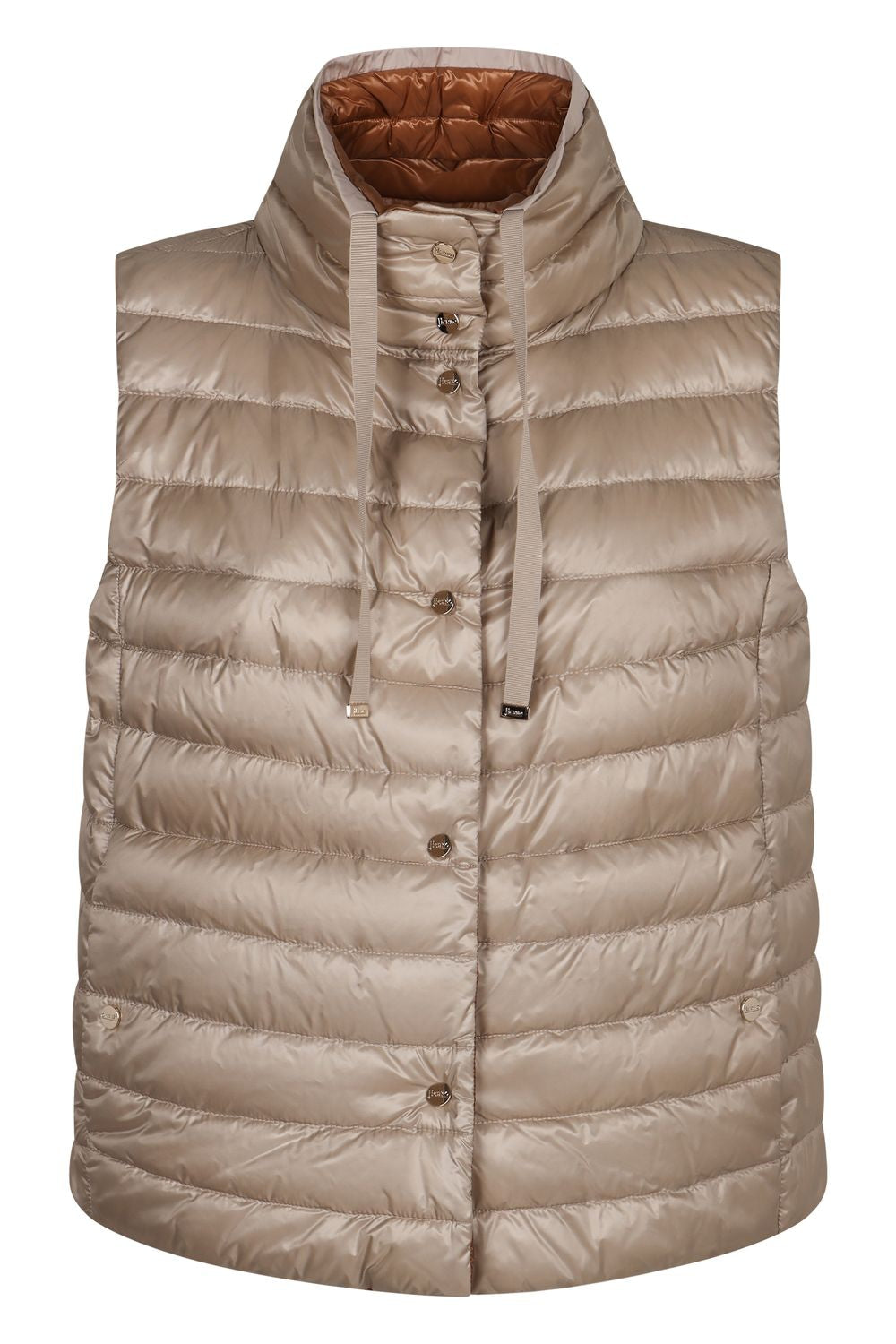 HERNO Reversible Full Zip Down Vest for Women