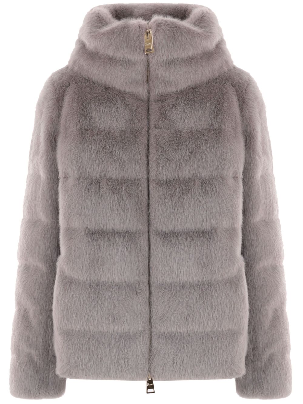 HERNO Women's Padded Design Jacket with Stand-Up Collar