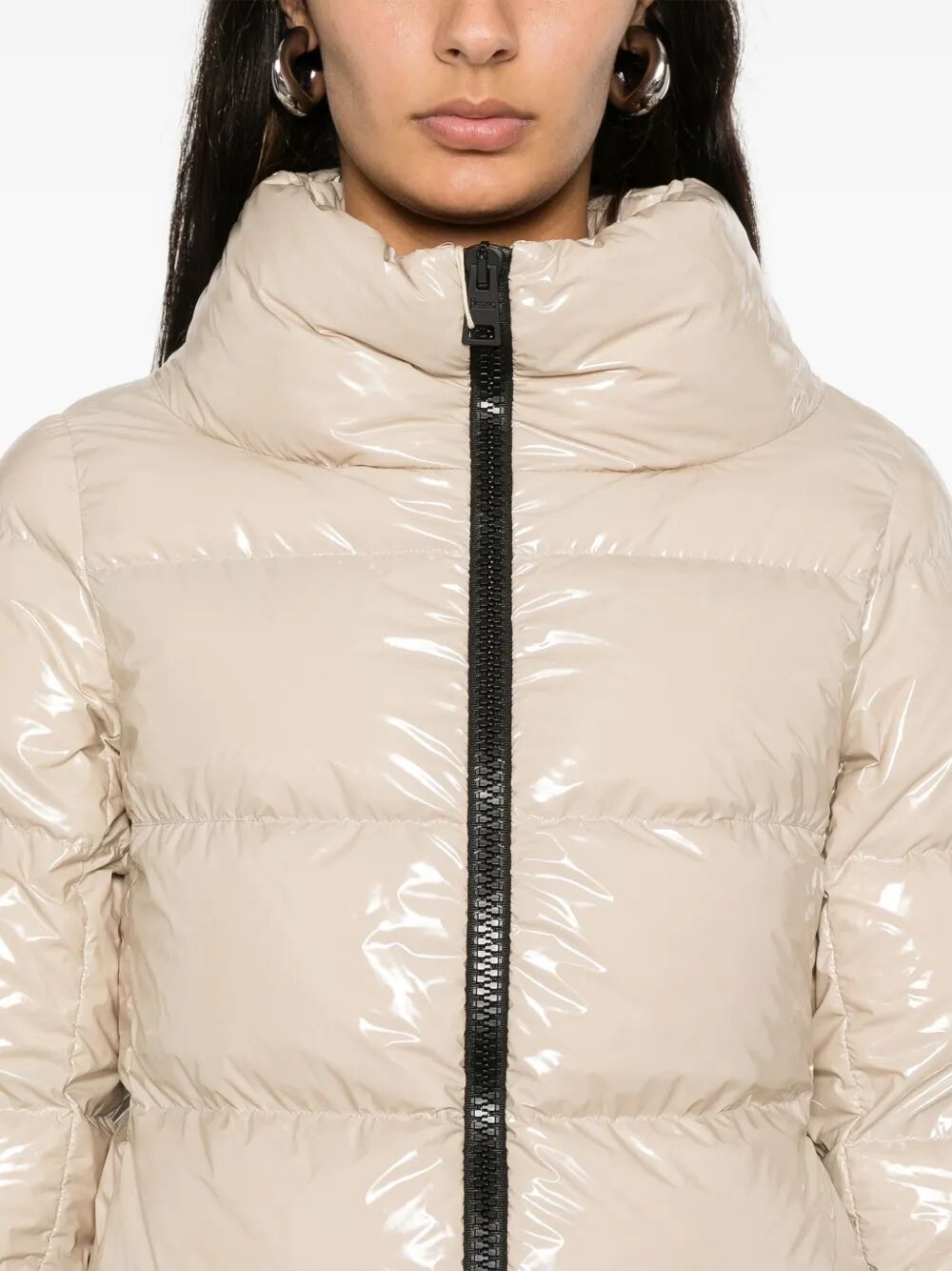 HERNO Glossy Finish Puffer Jacket - Women's Outerwear