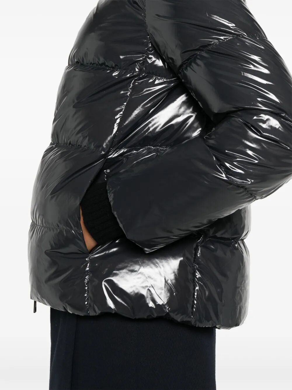 HERNO Glossy Finish Puffer Jacket