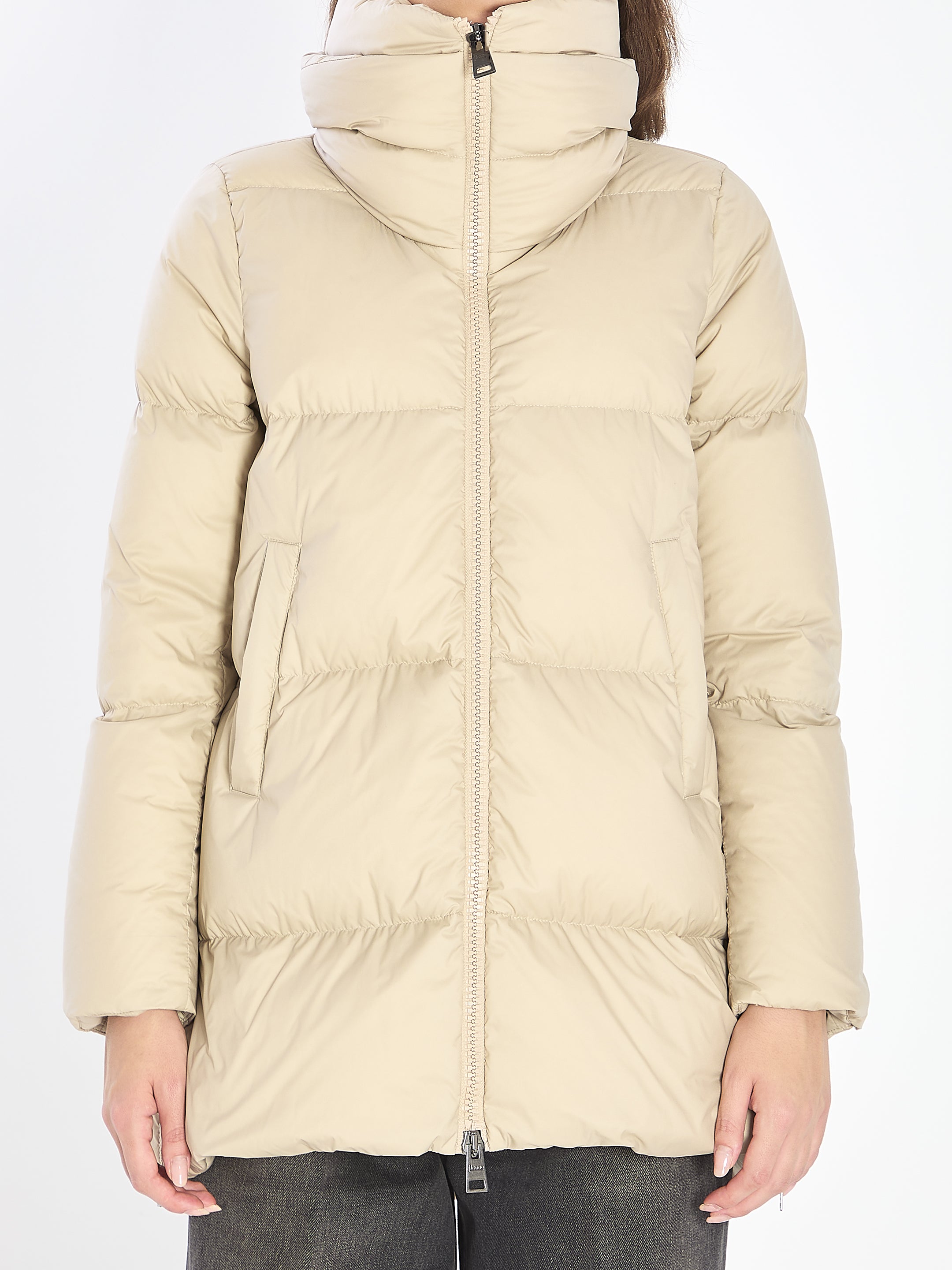 HERNO Women's Regular Fit Quilted Down Jacket - Size 42 IT