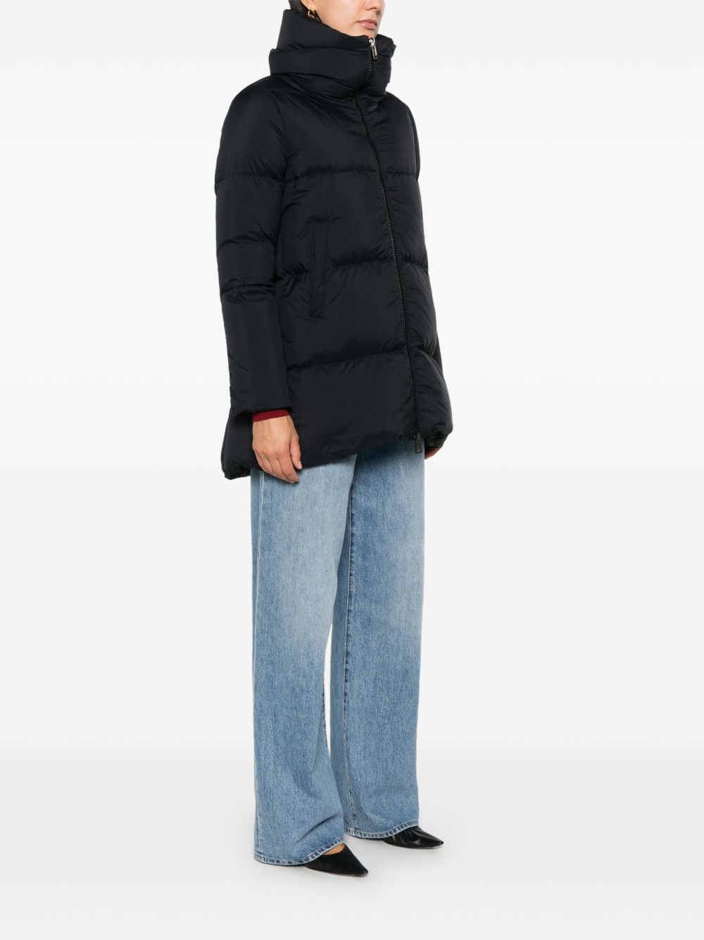 HERNO Relaxed Fit A-Shape Down Jacket