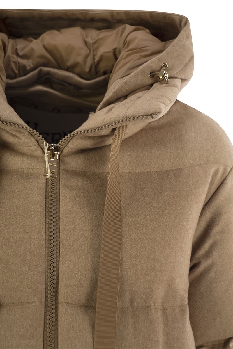 HERNO Silk and Cashmere Down Jacket