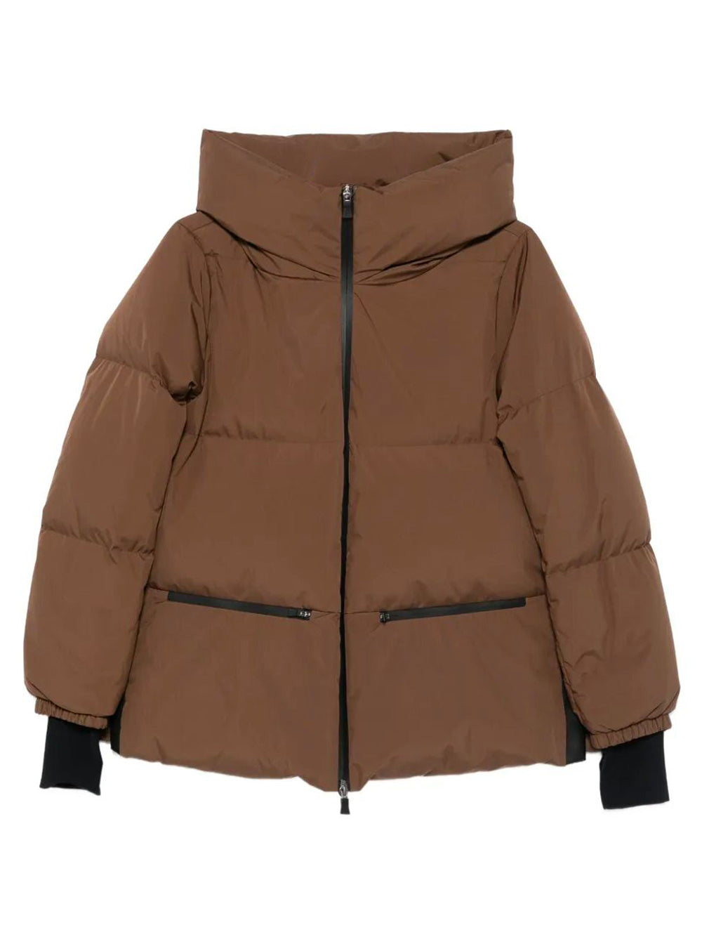 HERNO Women's Mini Hooded Short Down Jacket