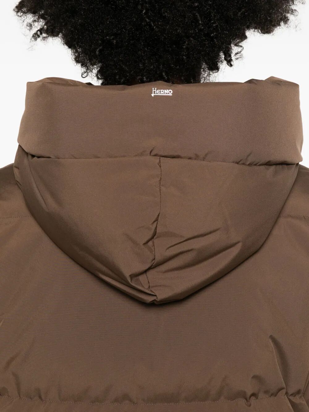 HERNO Women's Mini Hooded Short Down Jacket