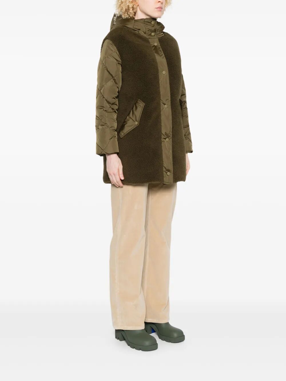 HERNO Quilted Fleece Jacket for Women - FW25 Collection