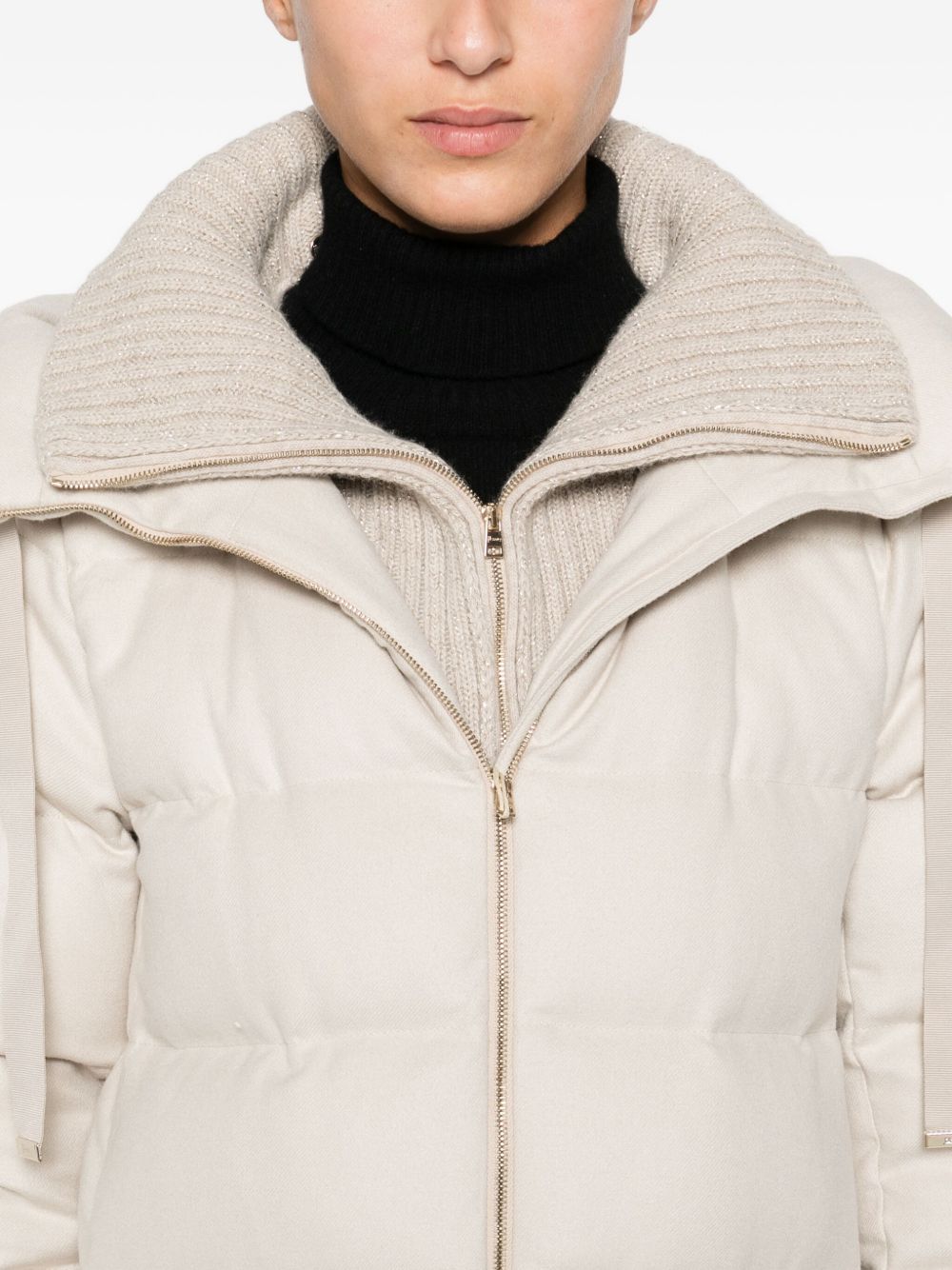 HERNO Women's Midi Down Jacket with Hood