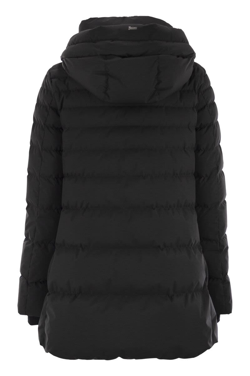 HERNO 2-Layer Hooded Down Jacket