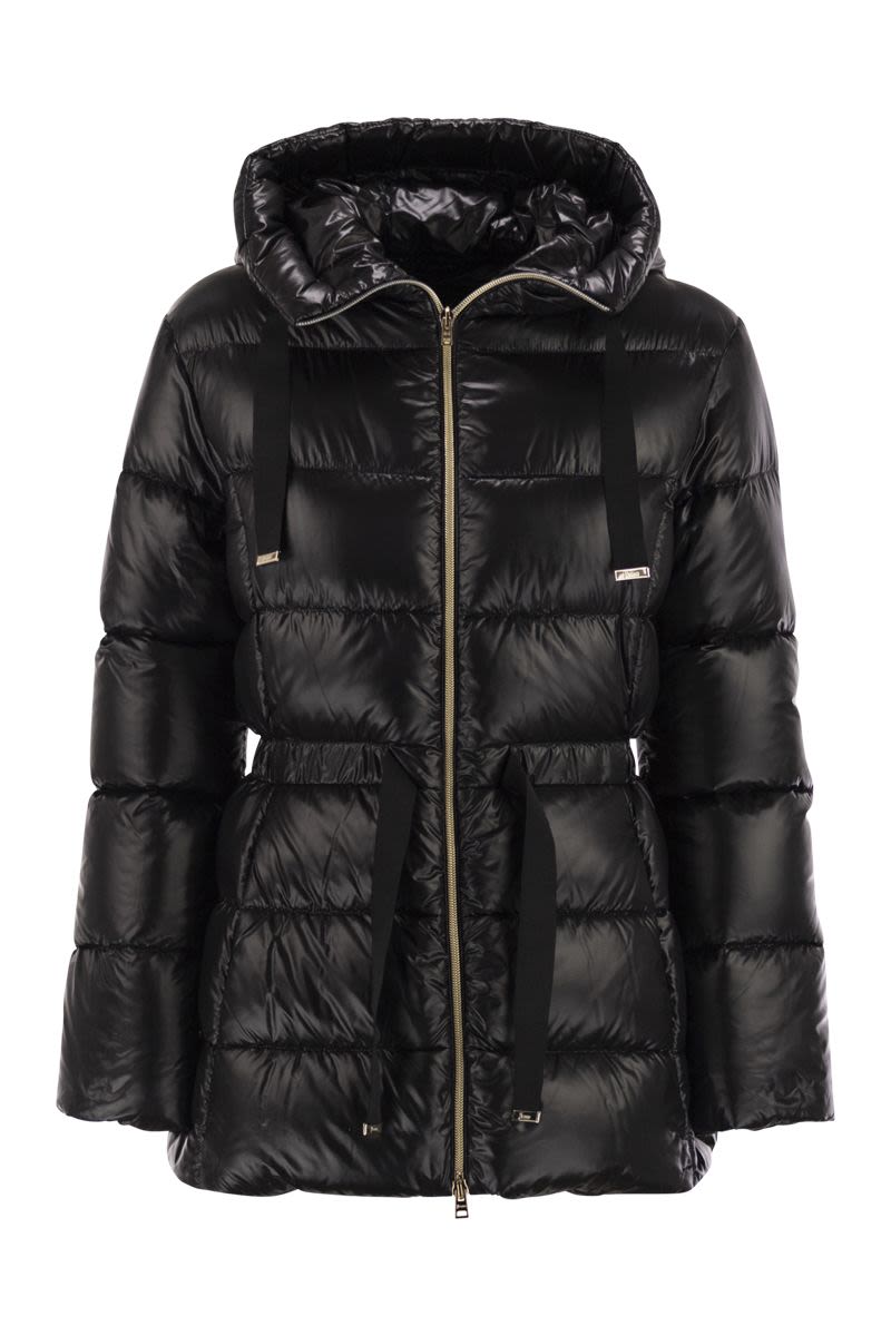 HERNO Ultralight Down Jacket with Drawstring Waist